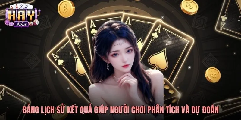 Bảng lịch sử kết quả giúp người chơi phân tích và dự đoán