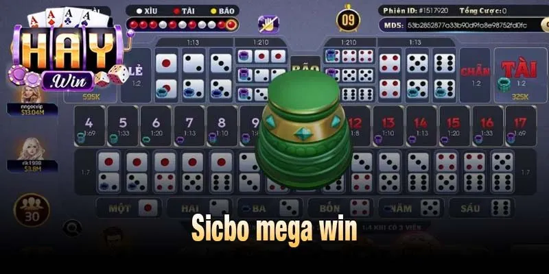 Sicbo mega win